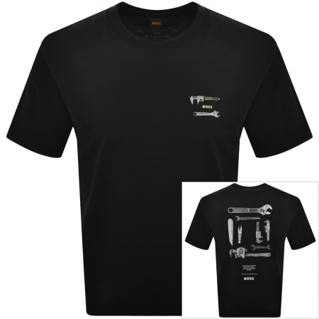 BOSS Te Tools T Shirt Black | Mainline Menswear us